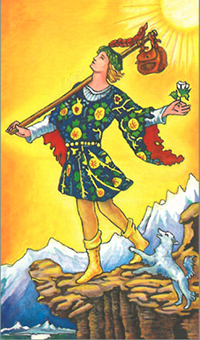 Głupiec - Tarot Rider-Waite