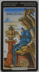 Tarot Sola Busca - Królowa Pucharów